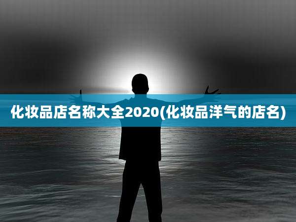 化妆品店名称大全2020(化妆品洋气的店名)