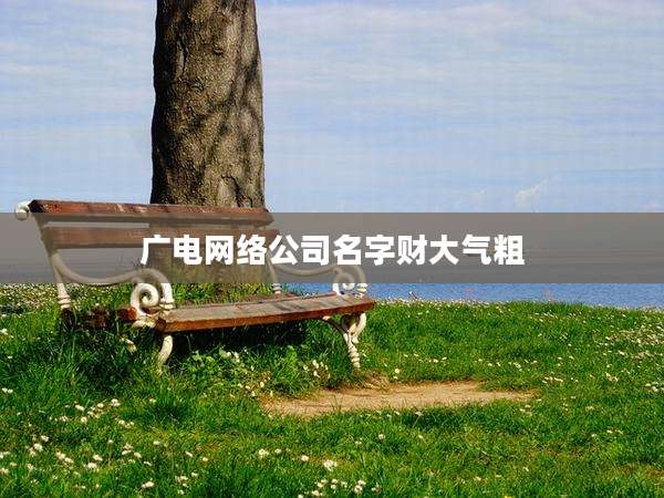 广电网络公司名字财大气粗