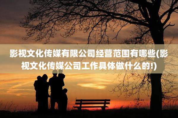 影视文化传媒有限公司经营范围有哪些(影视文化传媒公司工作具体做什么的!)