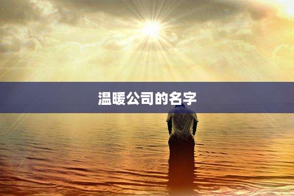 温暖公司的名字