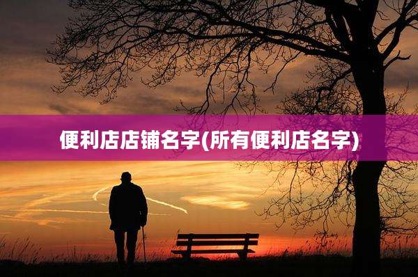 便利店店铺名字(所有便利店名字)