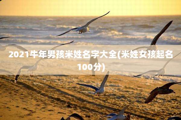 2021牛年男孩米姓名字大全(米姓女孩起名100分)