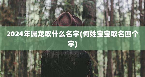2024年属龙取什么名字(何姓宝宝取名四个字)