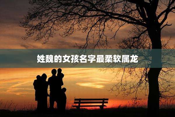 姓魏的女孩名字最柔软属龙