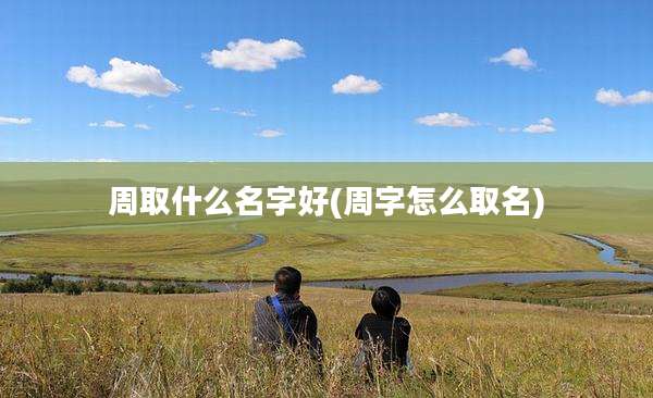 周取什么名字好(周字怎么取名)
