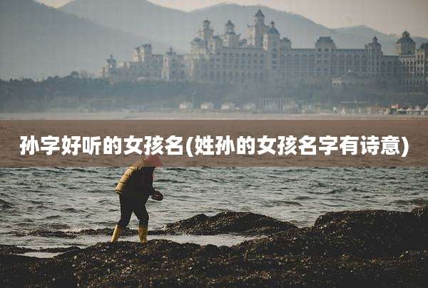 孙字好听的女孩名(姓孙的女孩名字有诗意)