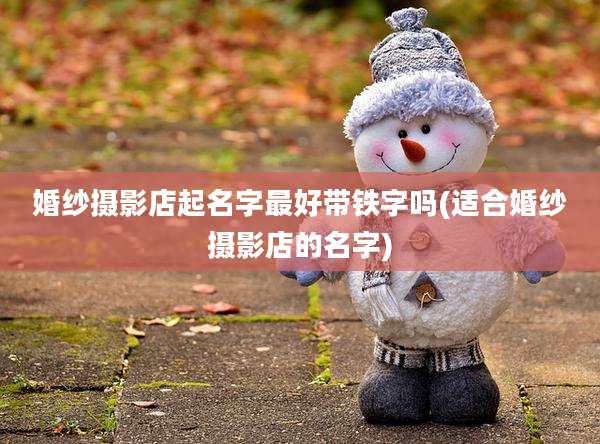 婚纱摄影店起名字最好带铁字吗(适合婚纱摄影店的名字)