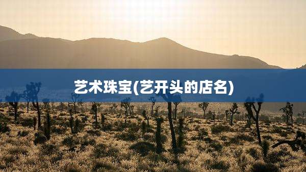 艺术珠宝(艺开头的店名)