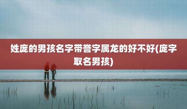 姓庞的男孩名字带誉字属龙的好不好(庞字取名男孩)