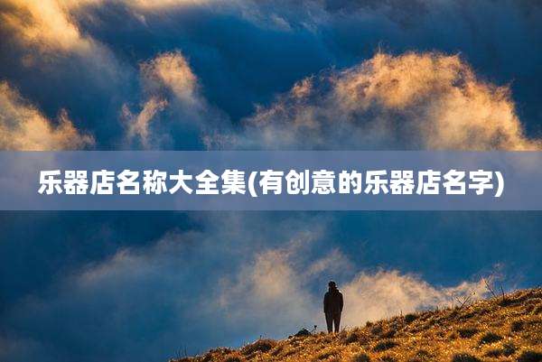 乐器店名称大全集(有创意的乐器店名字)