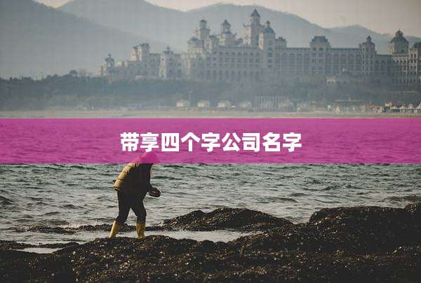 带享四个字公司名字