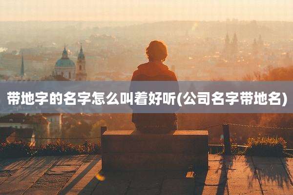 带地字的名字怎么叫着好听(公司名字带地名)