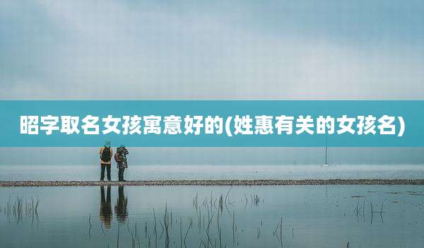 昭字取名女孩寓意好的(姓惠有关的女孩名)