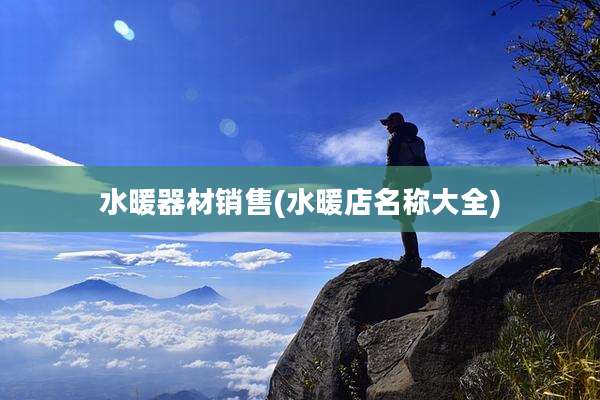 水暖器材销售(水暖店名称大全)