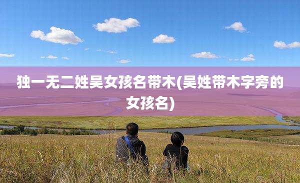 独一无二姓吴女孩名带木(吴姓带木字旁的女孩名)