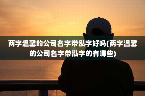 两字温馨的公司名字带泓字好吗(两字温馨的公司名字带泓字的有哪些)