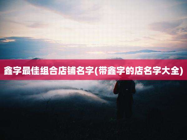 鑫字最佳组合店铺名字(带鑫字的店名字大全)