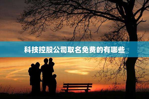 科技控股公司取名免费的有哪些