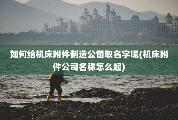 如何给机床附件制造公司取名字呢(机床附件公司名称怎么起)