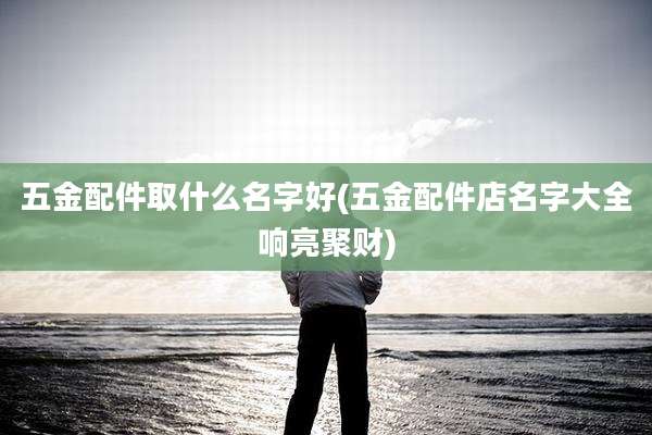 五金配件取什么名字好(五金配件店名字大全响亮聚财)