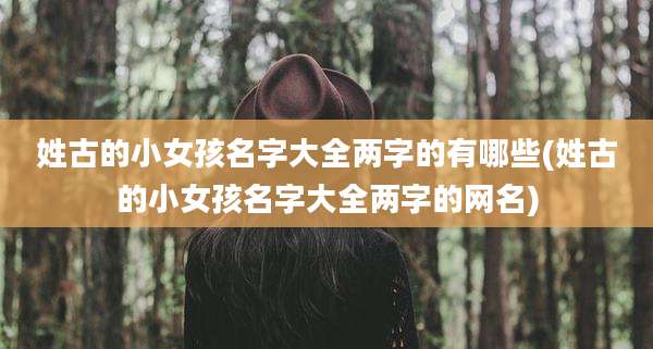 姓古的小女孩名字大全两字的有哪些(姓古的小女孩名字大全两字的网名)