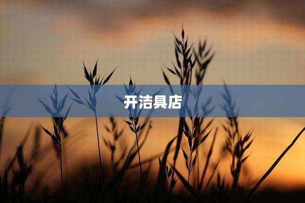 开洁具店