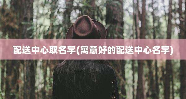 配送中心取名字(寓意好的配送中心名字)
