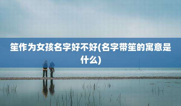 笙作为女孩名字好不好(名字带笙的寓意是什么)