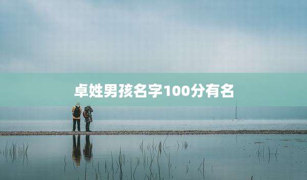 卓姓男孩名字100分有名
