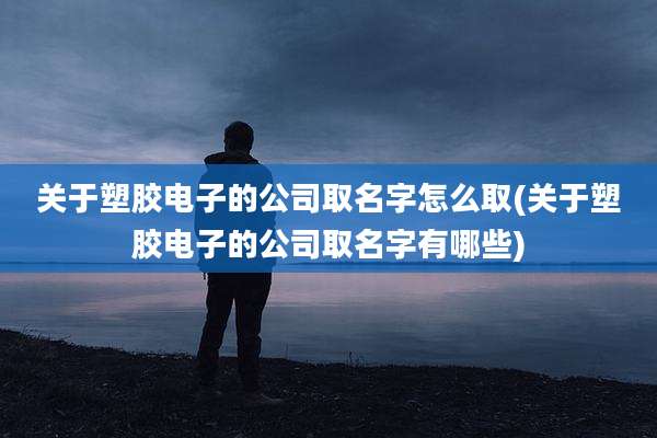 关于塑胶电子的公司取名字怎么取(关于塑胶电子的公司取名字有哪些)