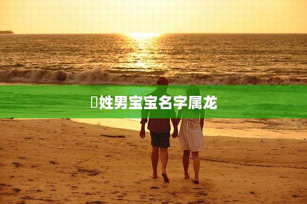 嵺姓男宝宝名字属龙
