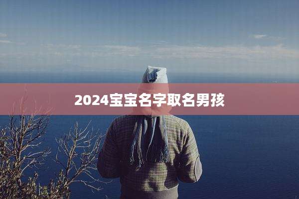 2024宝宝名字取名男孩