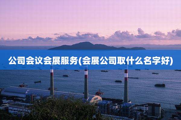 公司会议会展服务(会展公司取什么名字好)
