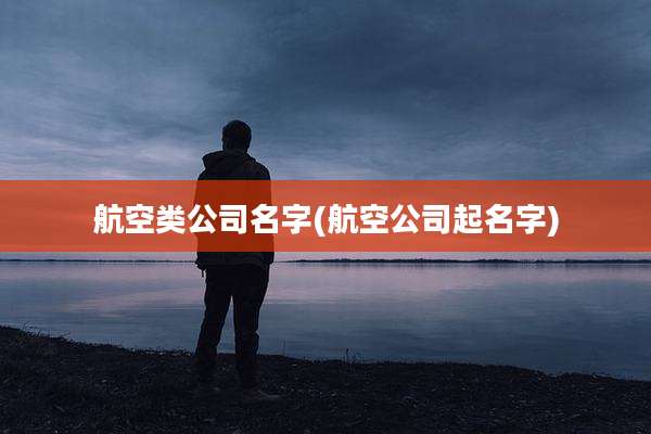 航空类公司名字(航空公司起名字)