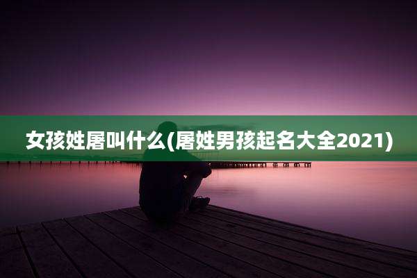 女孩姓屠叫什么(屠姓男孩起名大全2021)