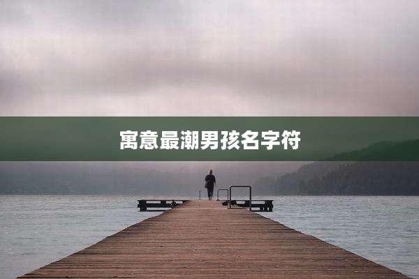 寓意最潮男孩名字符