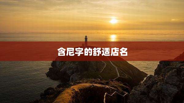 含尼字的舒适店名