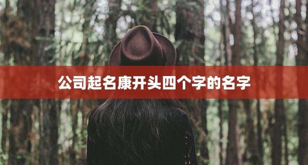 公司起名康开头四个字的名字