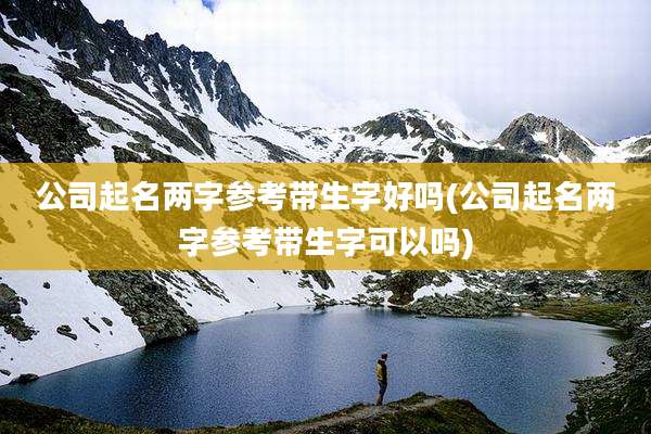公司起名两字参考带生字好吗(公司起名两字参考带生字可以吗)