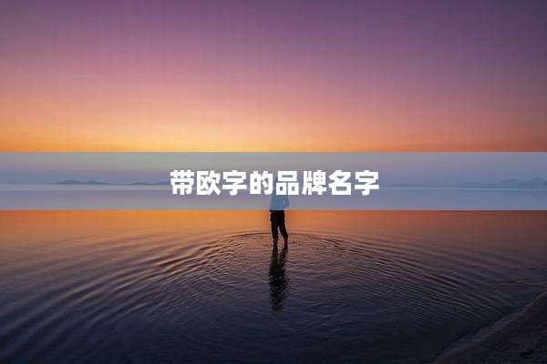 带欧字的品牌名字