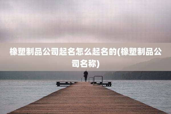橡塑制品公司起名怎么起名的(橡塑制品公司名称)