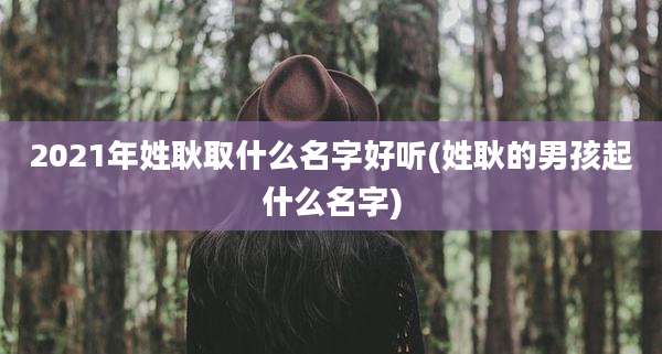 2021年姓耿取什么名字好听(姓耿的男孩起什么名字)