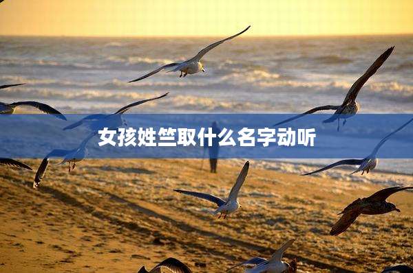 女孩姓竺取什么名字动听
