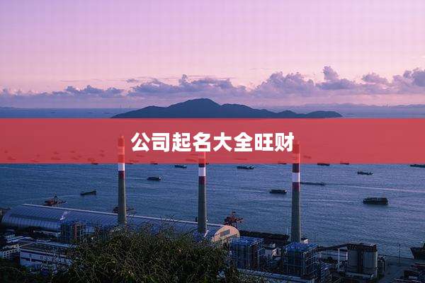 公司起名大全旺财