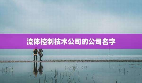 流体控制技术公司的公司名字