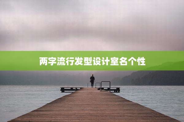 两字流行发型设计室名个性