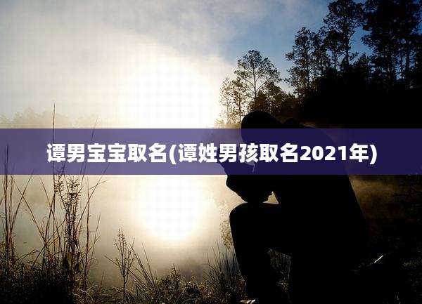 谭男宝宝取名(谭姓男孩取名2021年)