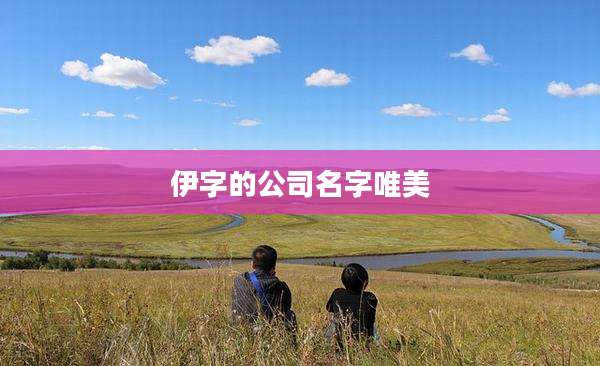 伊字的公司名字唯美