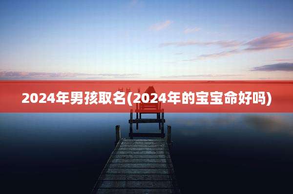 2024年男孩取名(2024年的宝宝命好吗)