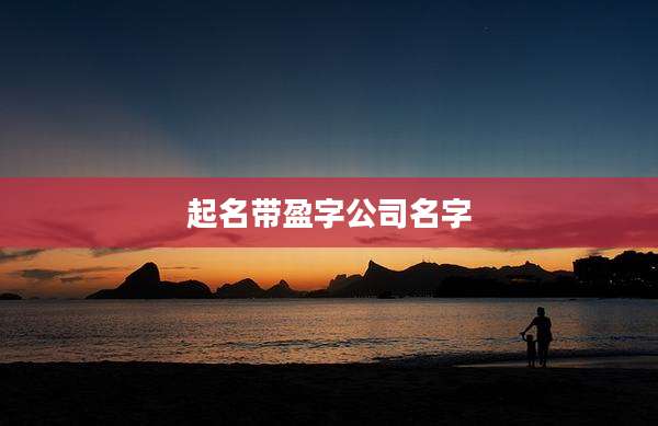 起名带盈字公司名字